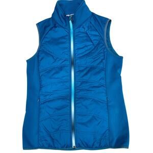 Athleta Small Flashback Quilted Embroidered Vest